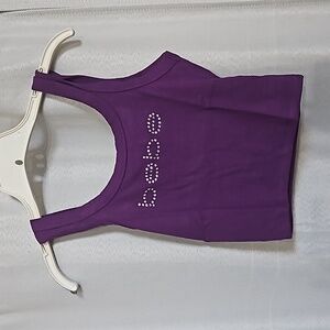 Bebe Xtra Small Purple Tank